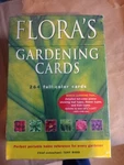 Flora's Gardening Cards Box Set 264 Full Color Poster Home Flowers. Fixed Price $18.90.