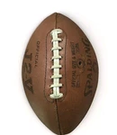 Vtg Spalding J2 Leather Football Official Size Weight Top Grain 1960S 1970S. Fixed Price $63.75.