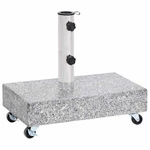 Umbrella Base Light Gray 17.7"X9.8"X3.3" Granite Parasol Accessory Vidaxl. Fixed Price $105.99.