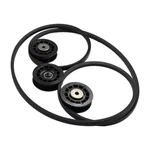 Pulleys & Belt Kit For Husqvarna Craftsman 587973001 587969201 580364609. Fixed Price $27.59.