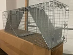 Havahart Large 2-DOOR Trap, Model 1045, 36 12 Box Open, Never Used. Fixed Price $65.00.