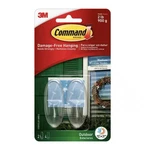 3M Command Outdoor Medium Clear Window Hooks, 17091CLR-AWES, 2-LB Hold, Lot Of. Fixed Price $15.98.
