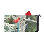 New Cardinal Chickadee Bird Mailbox Cover Magnetic Wraps Studio Tw. Fixed Price $29.00.