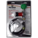 King Kooker 30230 Regulator With Hose, Psi, 3/8-IN. Female Flare X 30-IN.. Fixed Price $46.69.
