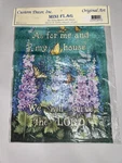 Custom Decor Inc As For Me And My House Mini Garden Flag 11X15. Fixed Price $5.47.