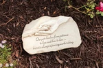 Evergreen Garden Dog Paw Hand Devotion Painted Polystone Stepping - .... Fixed Price $36.17.