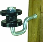 Field Guardian Wood Post - Screw Corner Insulator Polyrope Black 4/PK. Fixed Price $13.99.
