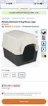 Petmate Barnhome 3 House For Dogs Large. Fixed Price $80.00.