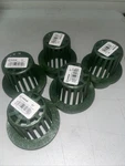 Lot Of 5 Nds 70 Green Polyethylene Atrium Grate 3 Interior Thread Size. Fixed Price $39.00.