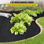 Vevor Weed Barrier Landscape Fabric, X 250 Ft, Easy Setup, Dual-layer. Fixed Price $92.90.