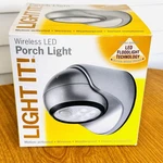 It! By Fulcrum 20031-101 Motion Activated Wireless Led Porch Light, Silver. Fixed Price $19.85.