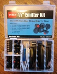 Toro 53619 Blue Stripe Drip 1/2-INCH Emitter And Stake Kit Sprinkler (nos). Fixed Price $12.95.