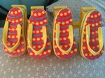 New Flip Flop Beach And Lawn Stakes By Better Things 4-PK. Fixed Price $10.00.