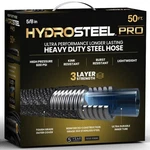 Emson Hydrosteel Pro 50FT Garden As Seen Tv Water Hose, 500 Psi - Black. Fixed Price $65.63.