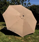 Bellrino Patio Umbrella Top Canopy Replacement Cover Fit 9 Ft 8 Ribs Sand Color. Fixed Price $23.99.