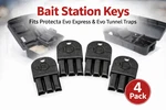 4 Bell Labs Protecta Evo Bait Station Keys Tunnel - Ambush Replacment. Fixed Price $7.95.