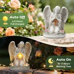 Solar Angel Garden Statue: Outdoor & Cemetery Decoration, Peaceful Prayer Design. Fixed Price $27.99.