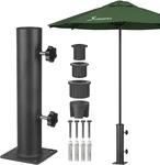 Yingdike Heavy Duty Steel Umbrella Deck Mount Base (black) New Box!!. Fixed Price $16.99.
