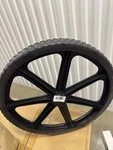 Genuine Rubbermaid M1564200 New Stronger 7 Spoke 20" Wheel With No-flat Tire. Fixed Price $59.99.