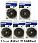 3" Metal Cutting Max Rpm 25,000 Kobalt (25 Total Discs) (5-PACK) New. Fixed Price $31.49.