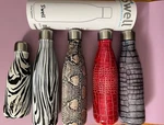 Well Insulated Stainless Steel Water Bottles Zebra/snake/croc Prints. Fixed Price $30.00.