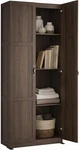 71" Tall 4 Tier Wooden Storage Cabinet W/ 2 Doors,large Capacity For Home Office. Fixed Price $169.00.