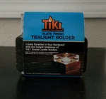 Tiki Slate Finish Tealight Holder. Fixed Price $9.00.