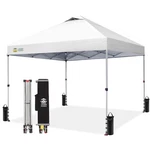 Crown Shades Pop Up Canopy, Patented Center Lock One Push 10X10, White. Fixed Price $210.80.