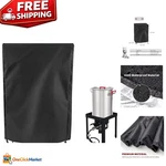 Durable Outdoor Fryer Cover - Fits King Kooker 1265BF3 With Ventilation Openings. Fixed Price $43.99.