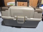 New Plano Molding Compact Box, Handle Latches 18 " Tackle. Fixed Price $17.09.