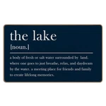 Navy Blue The Lake Mat, House Welcome Front Doormats Indo.... Fixed Price $36.05.