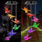 Solar Led Garden Outdoor Wind Chimes Colour Changing Lights Butterfly Us. Fixed Price $12.99.
