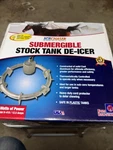 Farm Innovators H-419 1500 Watt Submersible Aluminum Stock Tank De-icer. Fixed Price $25.99.
