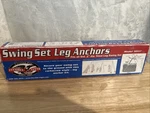 Flexible Flyer 30117 Ground Anchor Kit For Metal Frame Swing Set Opened Box. Fixed Price $30.00.