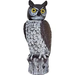Gardeneer By Dalen Natural Enemy Scarecrow 360 Rotating Head Owl Decoy - 18". Fixed Price $40.42.