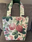 Custom Handmade Tote/market Bag Vintage Floral English Garden Cotton Large New. Fixed Price $30.00.