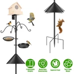 94" Squirrel Proof Heavy Duty Bird Feeder Pole For Outside Hooks Adjustable. Fixed Price $39.99.