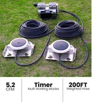 3/4 Hp Pond Aerator Lake Aeration Kit 5.2 Cfm Pump 2X100' Airline Diffuser. Fixed Price $331.90.