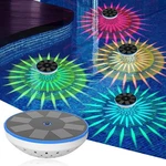 Rgb Solar Floating Pool Lights, Smart Auto On/off With 6 Lighting .... Fixed Price $16.52.