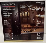 Moonrays Solar Pendant Light Large Orb 108 Led Warm New Hour Runtime. Fixed Price $29.75.