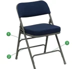 Flash Furniture Folding Office Chairs - Hercules Series Premium Curved. Fixed Price $50.00.