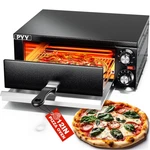 Pyy Electric Pizza Indoor Countertop 1-LAYERS Oven, Black. Fixed Price $102.77.