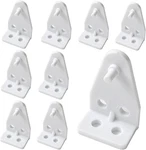 16PCS Hold Down Bracket Bottom Rail Clips White Plastic On 1INCH Mini Blind. Fixed Price $16.41.