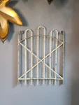 Vintage Victorian Style Wrought Iron Garden Gate Miniature Doll House Chippy. Fixed Price $49.99.