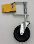Everbilt 4 In. Black Hard Rubber And Steel Swivel Gate Caster. Fixed Price $18.00.