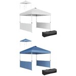 Outsunny 10' X Pop Up Canopy Tent With 2 Half Sidewalls. Fixed Price $99.99.