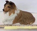 1987 Sandicast Sculpture 162 Collie Sable Sheltie Dog Statue Figure Sandra Brue. Fixed Price $32.99.