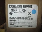 G10X36850D Easyheat Mats. Fixed Price $475.00.