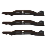 (3) 742-04068 759-04047 942-04068 Blades Fits Cub Cadet LT1024 50" Cut. Fixed Price $56.02.