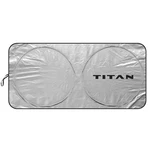 For Nissan Titan Universal Silver Reflective Sun Shade (size: 75.5"X 37.5"). Fixed Price $57.99.